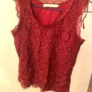 Lace Tank Top Solitaire